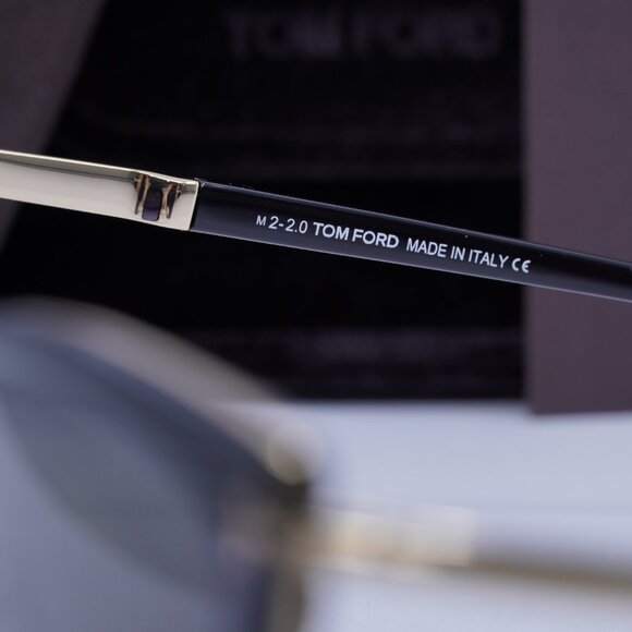 Tom Ford Simona FT0717 01A Cat Eye Sunglasses – Black/Smoke - Picture 7 of 9